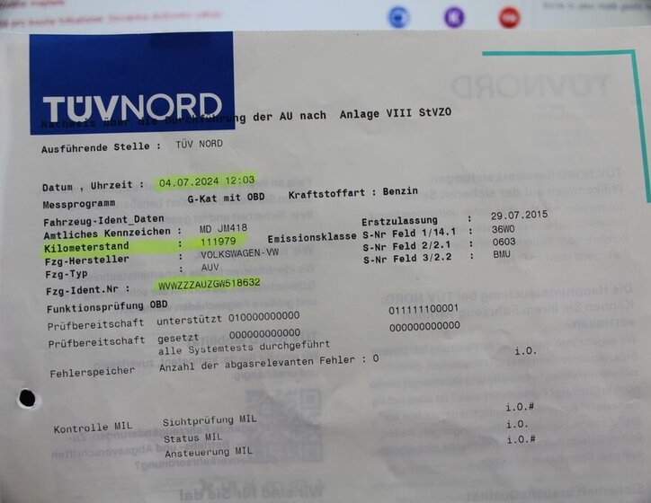 Volkswagen Golf Sportsvan Kombi 1,2 l 81 kw