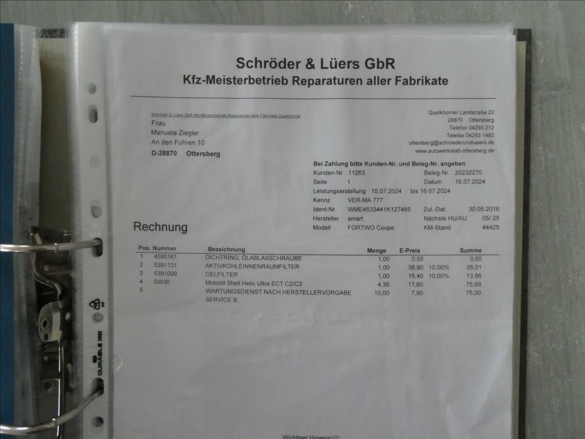 Smart Fortwo Hatchback 898,0 66 kw