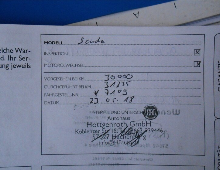 Fiat Scudo Skříň 2,0 l 94 kw