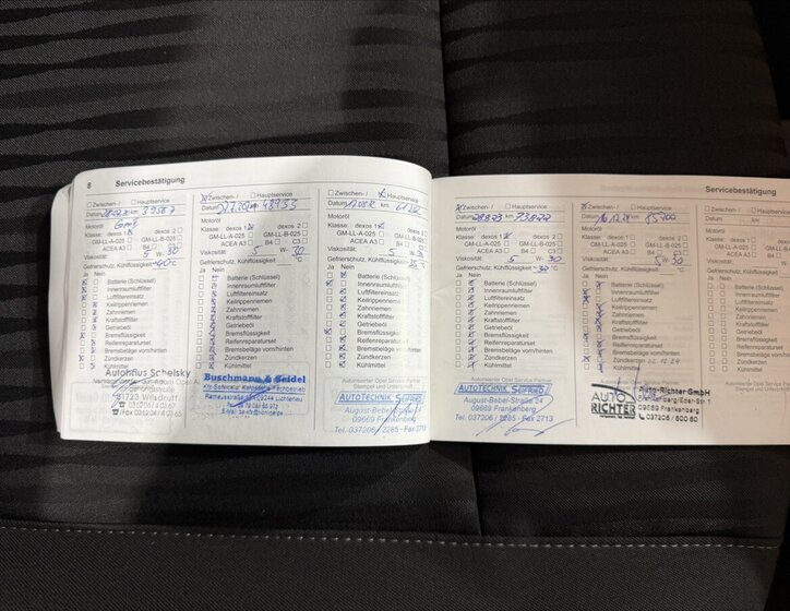 Opel Zafira MPV 1,4 l 103 kw