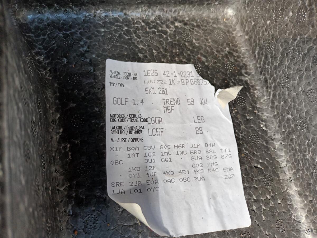 Volkswagen Golf Hatchback 1,4 l 59 kw