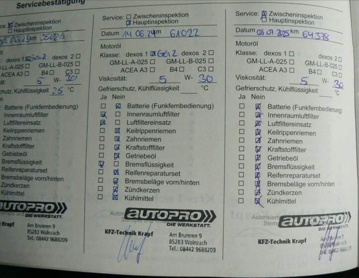 Opel Cascada Kabriolet 1,4 l 103 kw