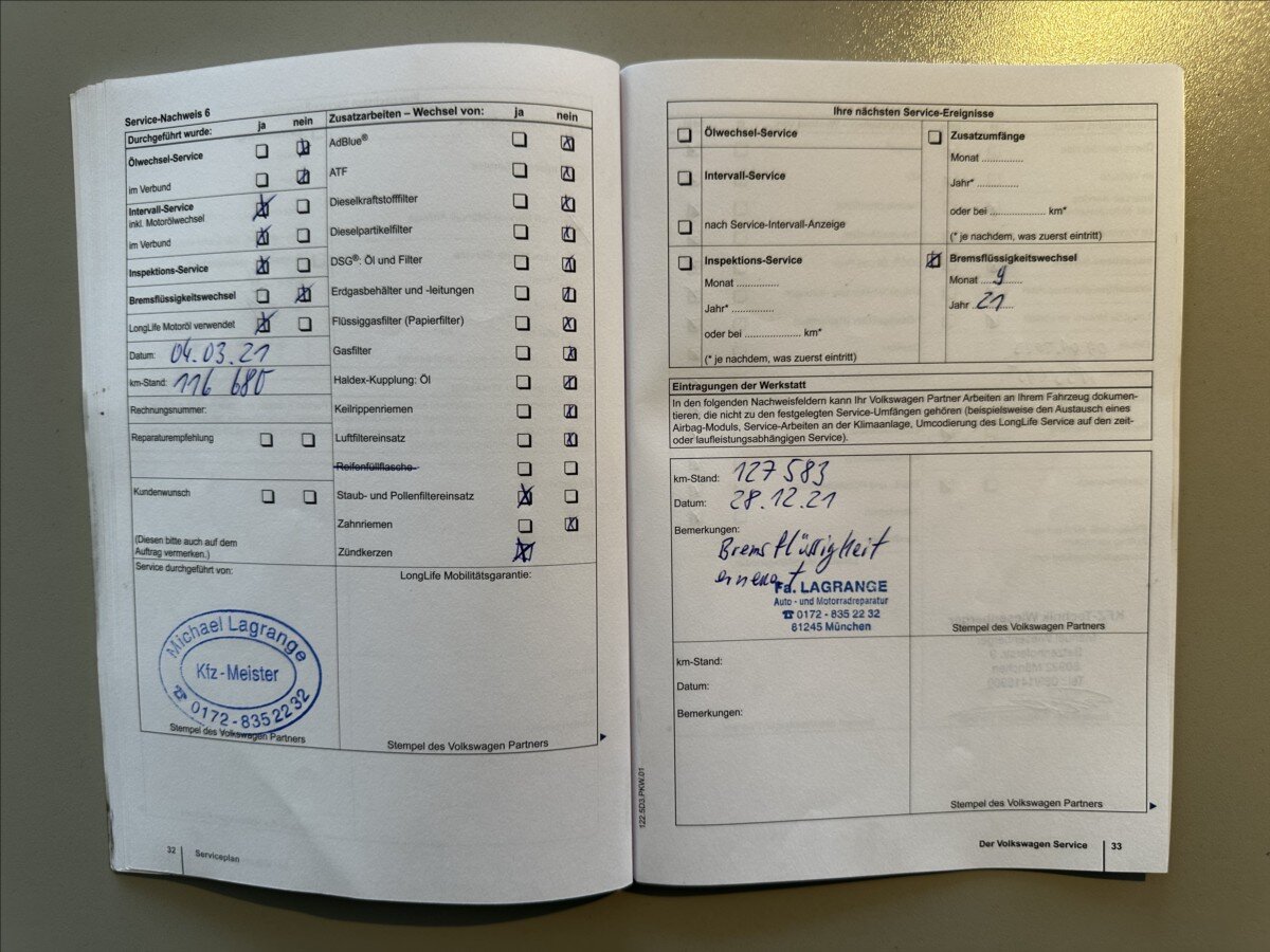 Volkswagen Touran MPV 1,2 l 77 kw