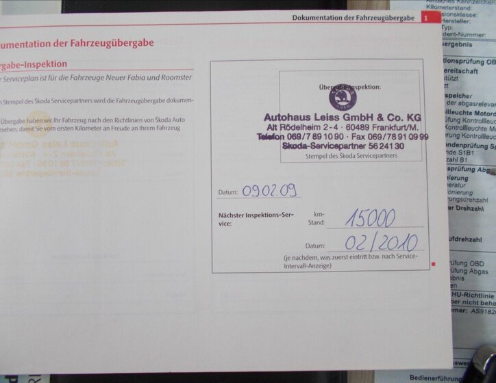 Škoda Roomster MPV 1,4 l 63 kw