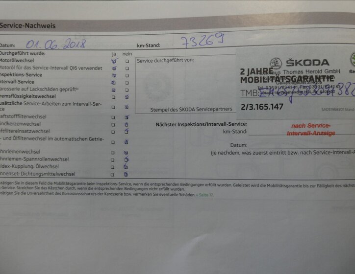 Škoda Fabia Hatchback 1,2 l 63 kw