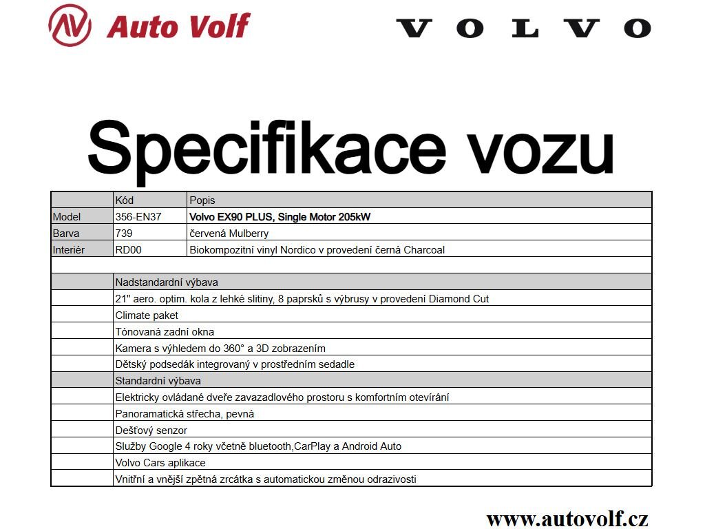Volvo EX90 SUV 104,0 205 kw
