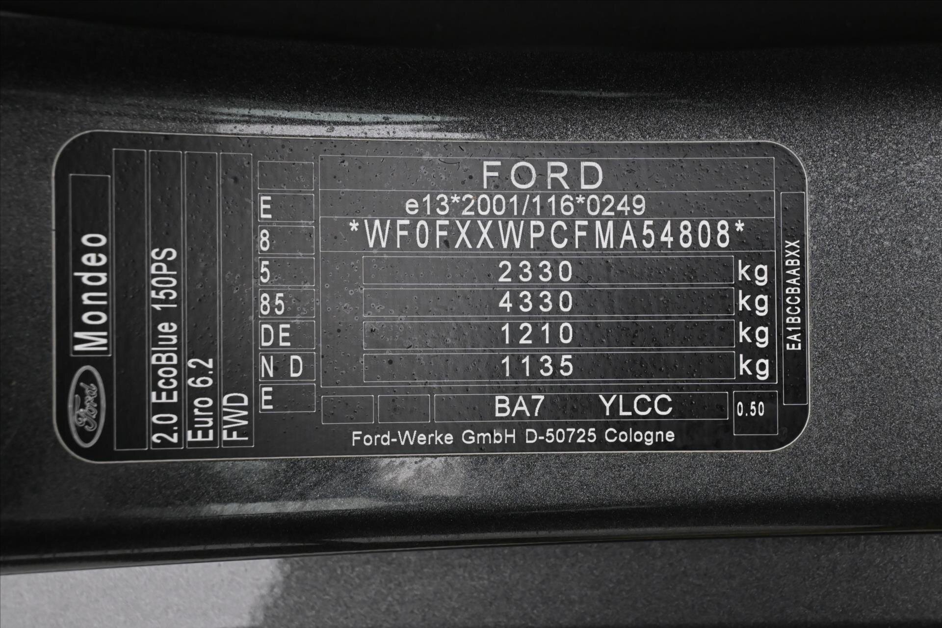 Ford Mondeo Kombi 2,0 l 110 kw