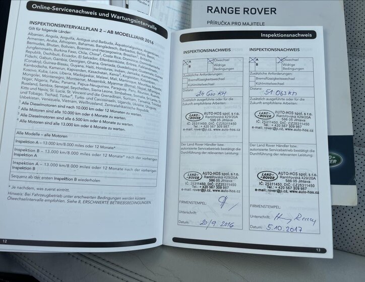 Land Rover Range Rover SUV / Terénní 4,4 l 250 kw