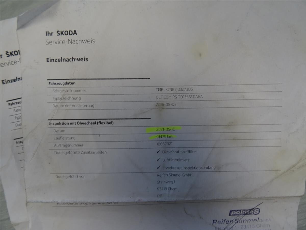 Škoda Octavia Kombi 2,0 l 135 kw