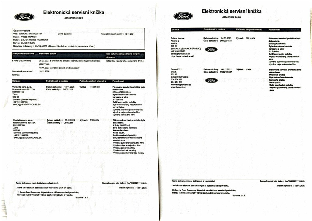 Ford Transit Kombi 2,0 l 96 kw