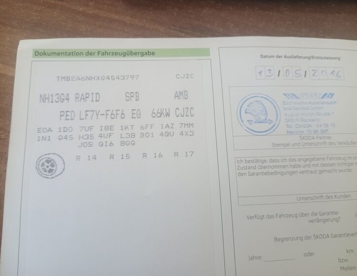 Škoda Rapid Hatchback 1,2 l 66 kw