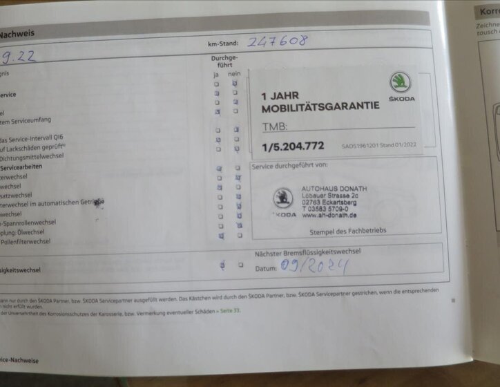 Škoda Fabia Kombi 1,6 l 77 kw