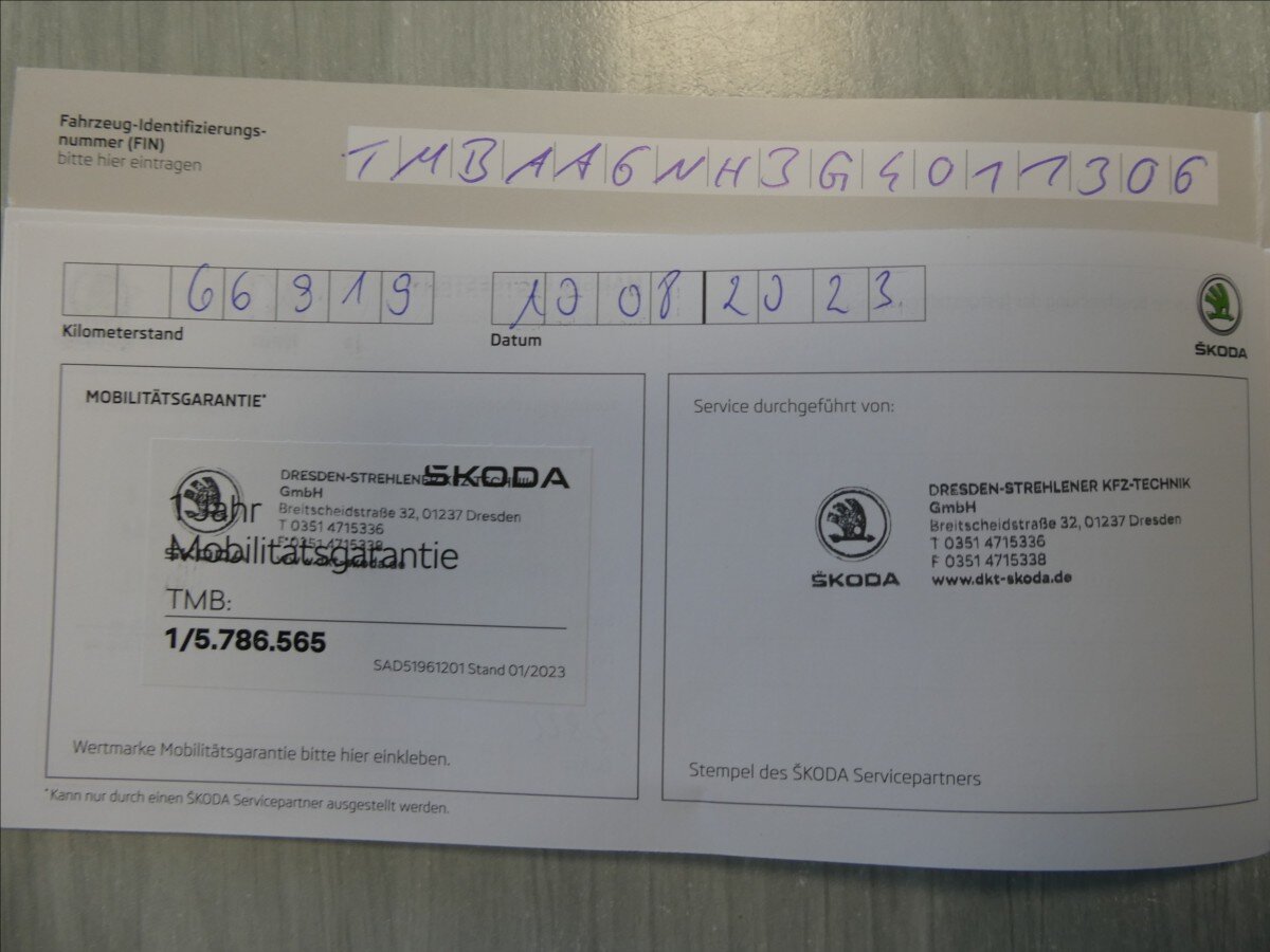 Škoda Rapid Sedan / Limuzína 1,2 l 66 kw