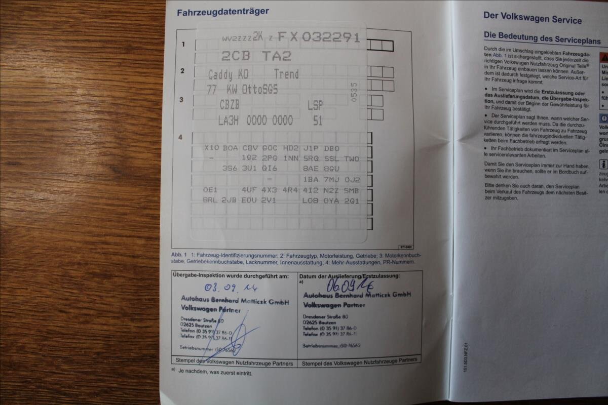 Volkswagen Caddy MPV 1,2 l 77 kw
