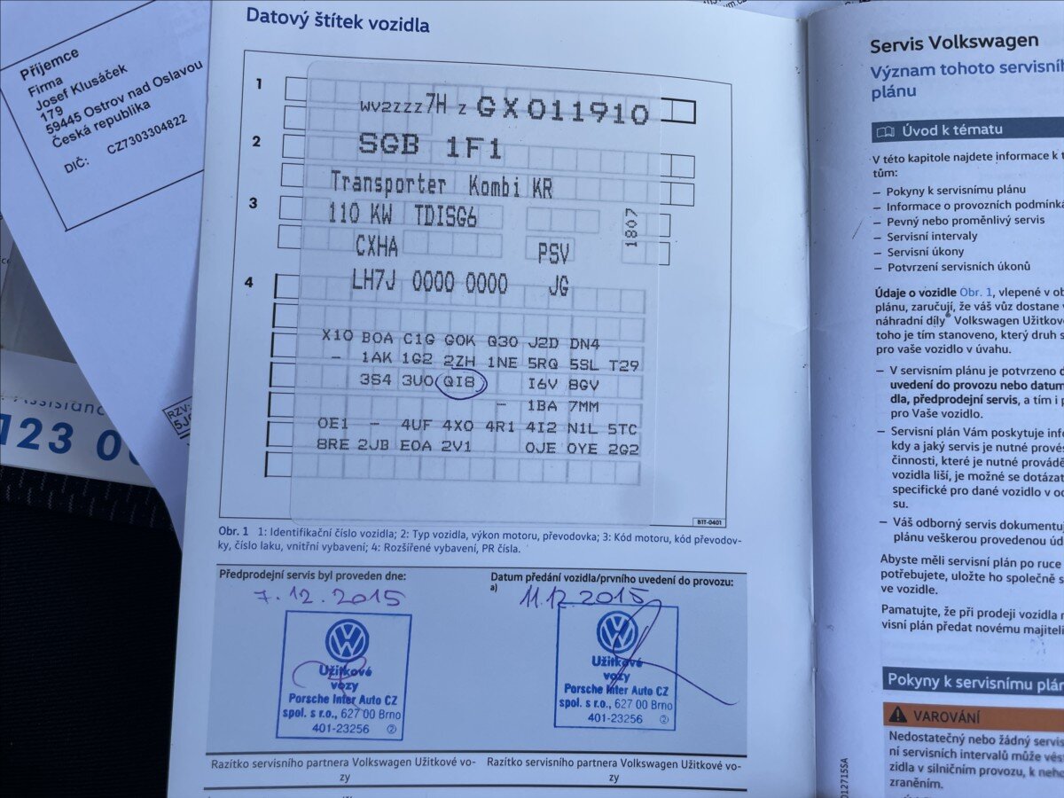 Volkswagen Transporter MPV 2,0 l 110 kw