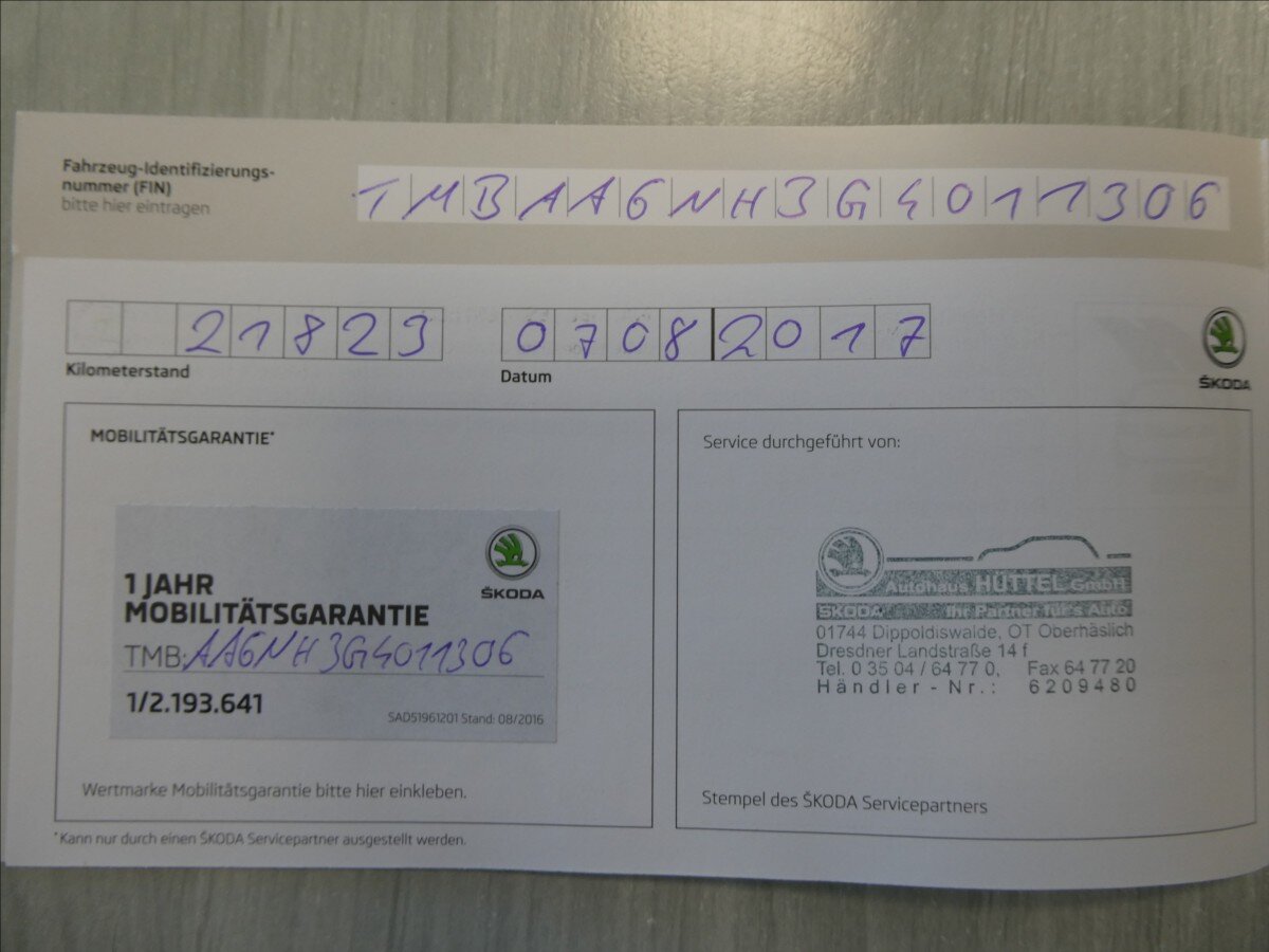 Škoda Rapid Sedan / Limuzína 1,2 l 66 kw