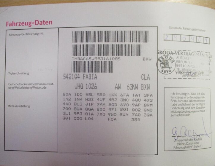 Škoda Fabia Hatchback 1,4 l 63 kw