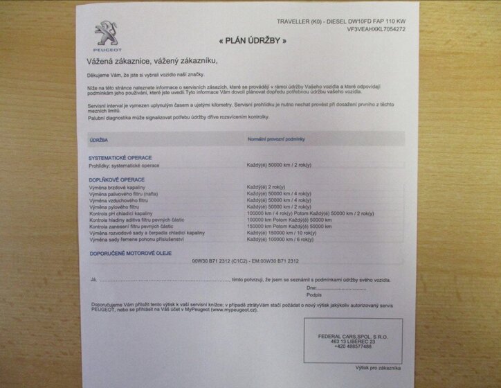 Peugeot Traveller Ostatní 2,0 l 110 kw