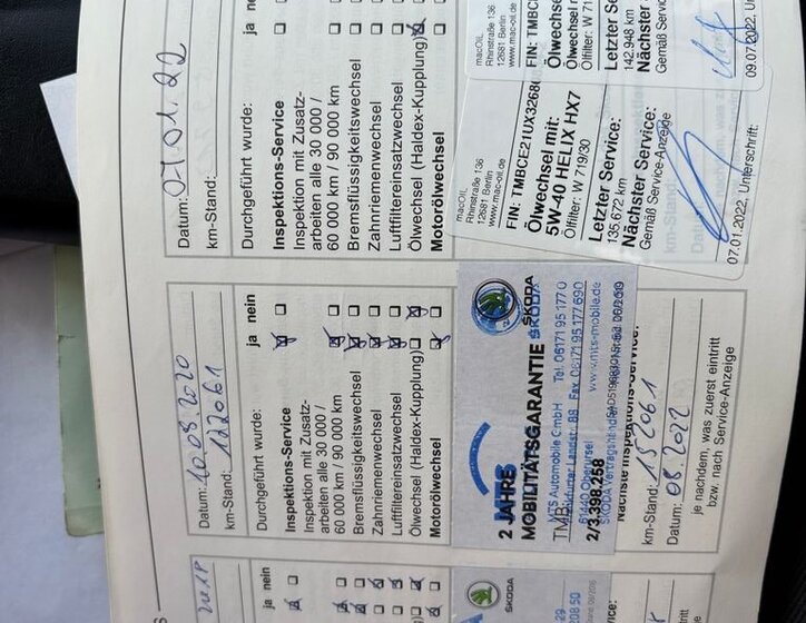 Škoda Octavia Liftback 2,0 l 85 kw