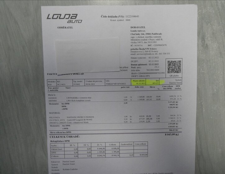 Škoda Superb Kombi 2,0 l 147 kw