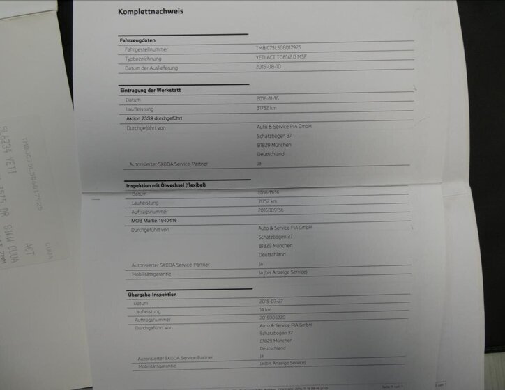 Škoda Yeti SUV 2,0 l 81 kw