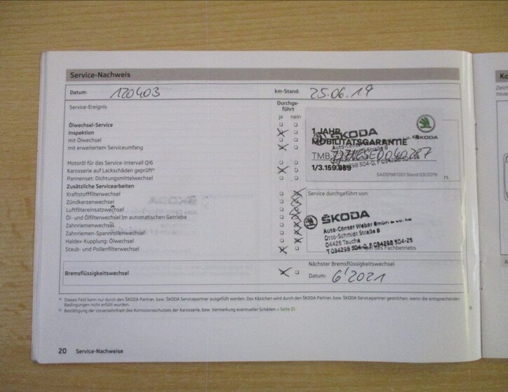 Škoda Octavia Kombi 2,0 l 110 kw