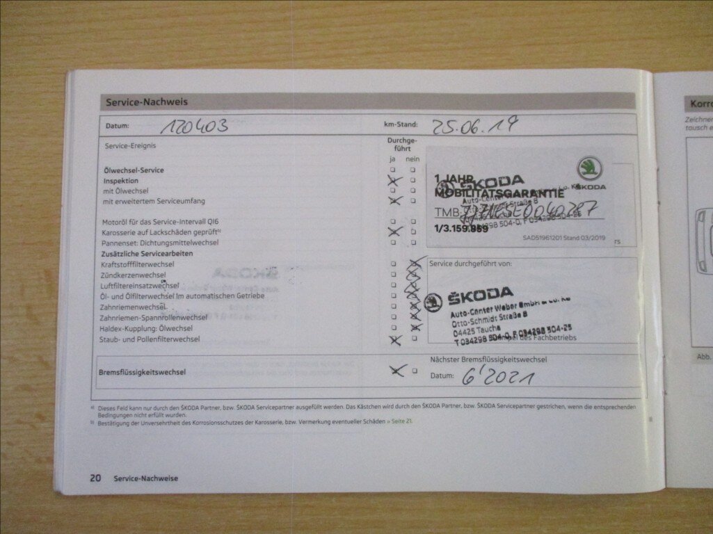 Škoda Octavia Kombi 2,0 l 110 kw