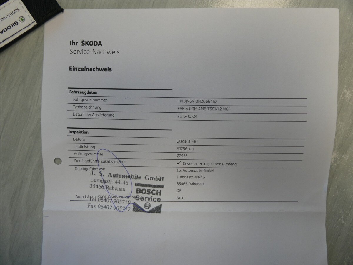 Škoda Fabia Kombi 1,2 l 81 kw