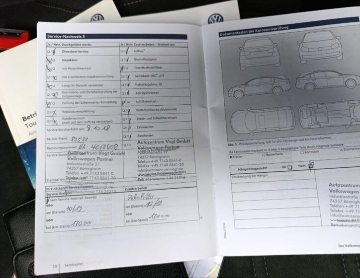Volkswagen Touran MPV 2,0 l 110 kw
