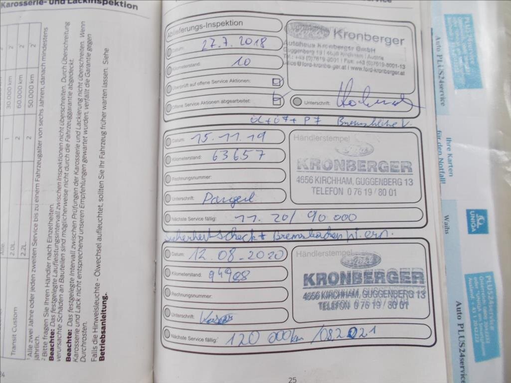 Ford Transit Ostatní 2,0 l 96 kw