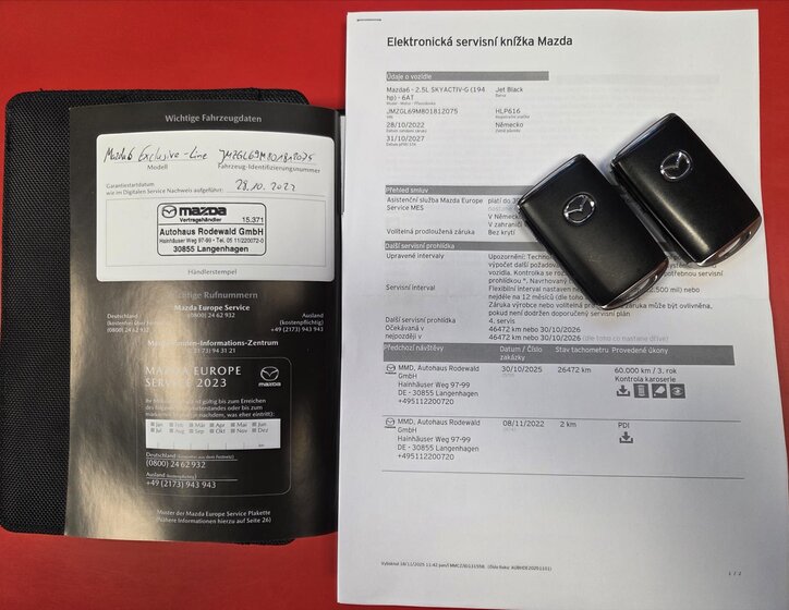 Mazda 6 Kombi 2,5 l 143 kw