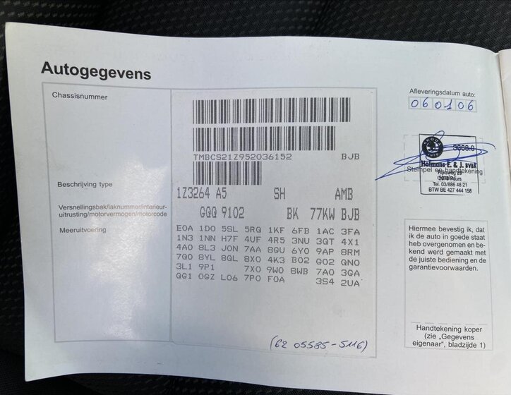 Škoda Octavia Liftback 1,9 l 77 kw