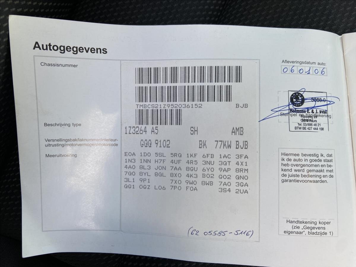 Škoda Octavia Liftback 1,9 l 77 kw