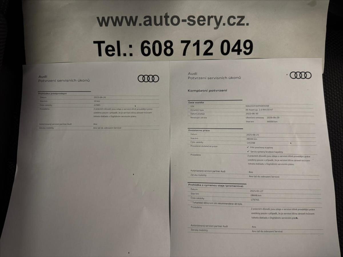 Audi A4 Kombi 2,0 l 150 kw