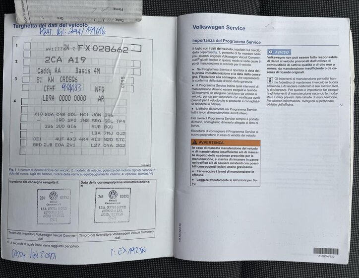 Volkswagen Caddy Skříň 2,0 l 81 kw