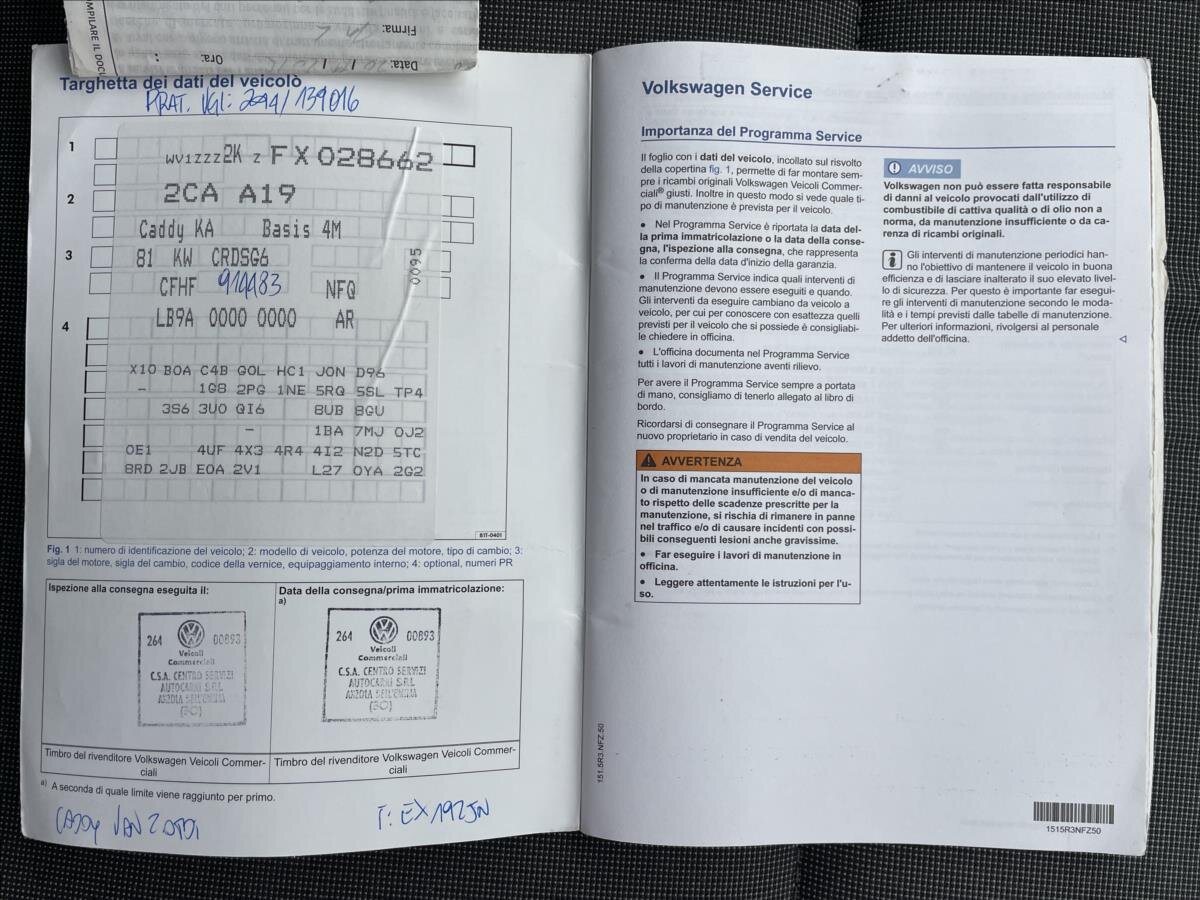 Volkswagen Caddy Skříň 2,0 l 81 kw