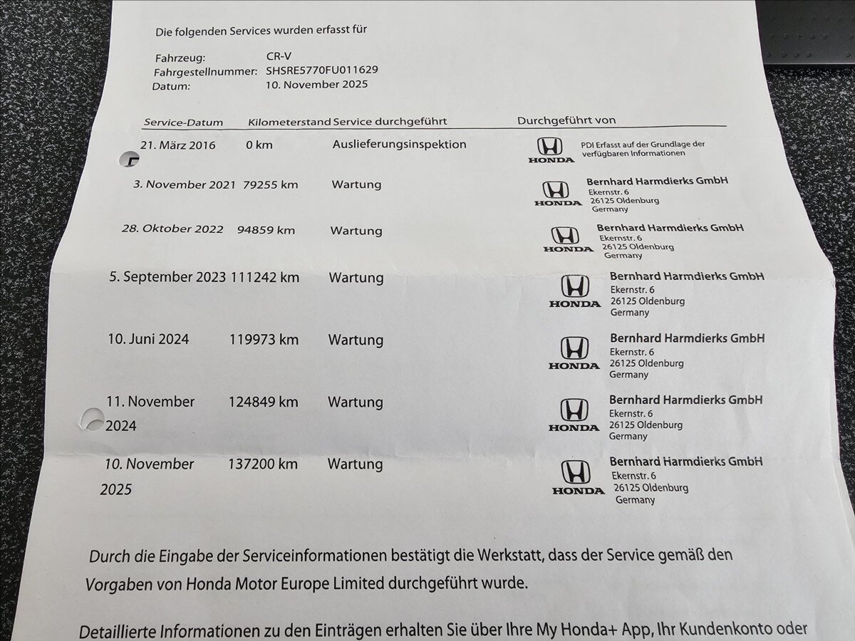 Honda CR-V Kombi 2,0 l 114 kw