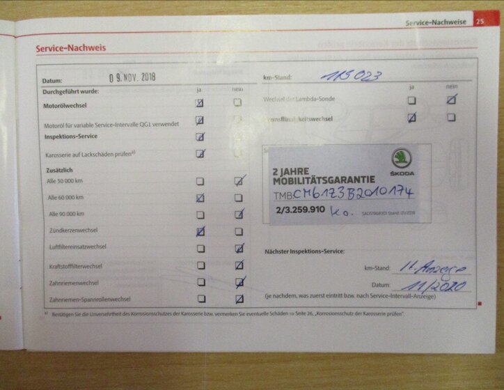 Škoda Octavia Sedan 1,2 l 77 kw