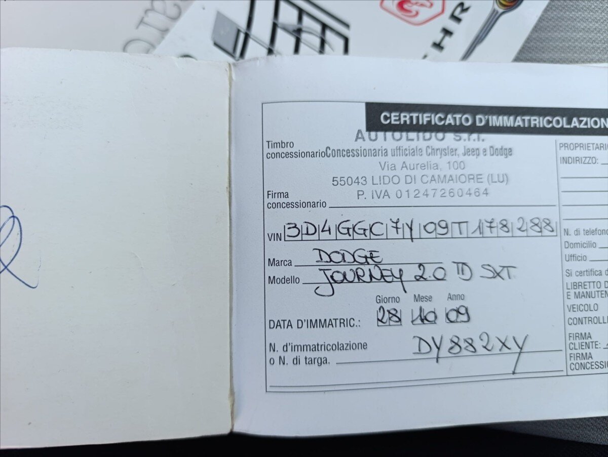 Dodge Journey SUV 2,0 l 103 kw