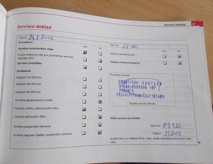 Škoda Fabia Hatchback 1,2 l 47 kw