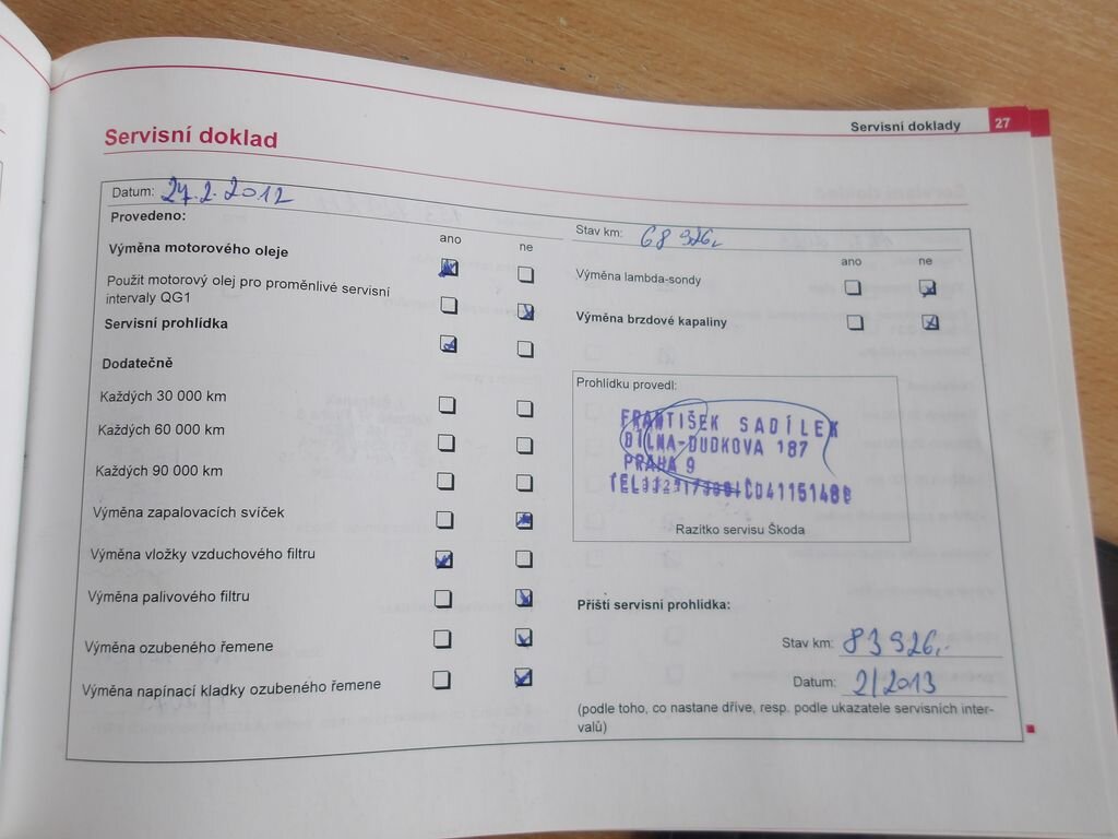 Škoda Fabia Hatchback 1,2 l 47 kw