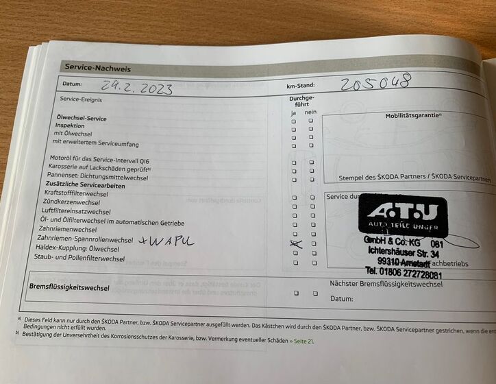 Škoda Octavia Kombi 2,0 l 110 kw