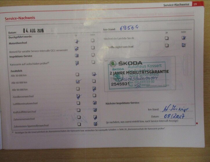 Škoda Octavia Sedan 1,2 l 77 kw