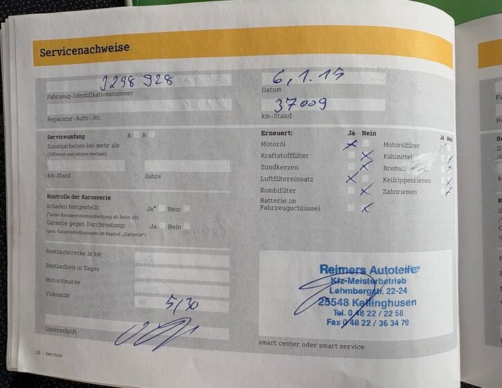 Smart Fortwo Kupé 698,0 45 kw