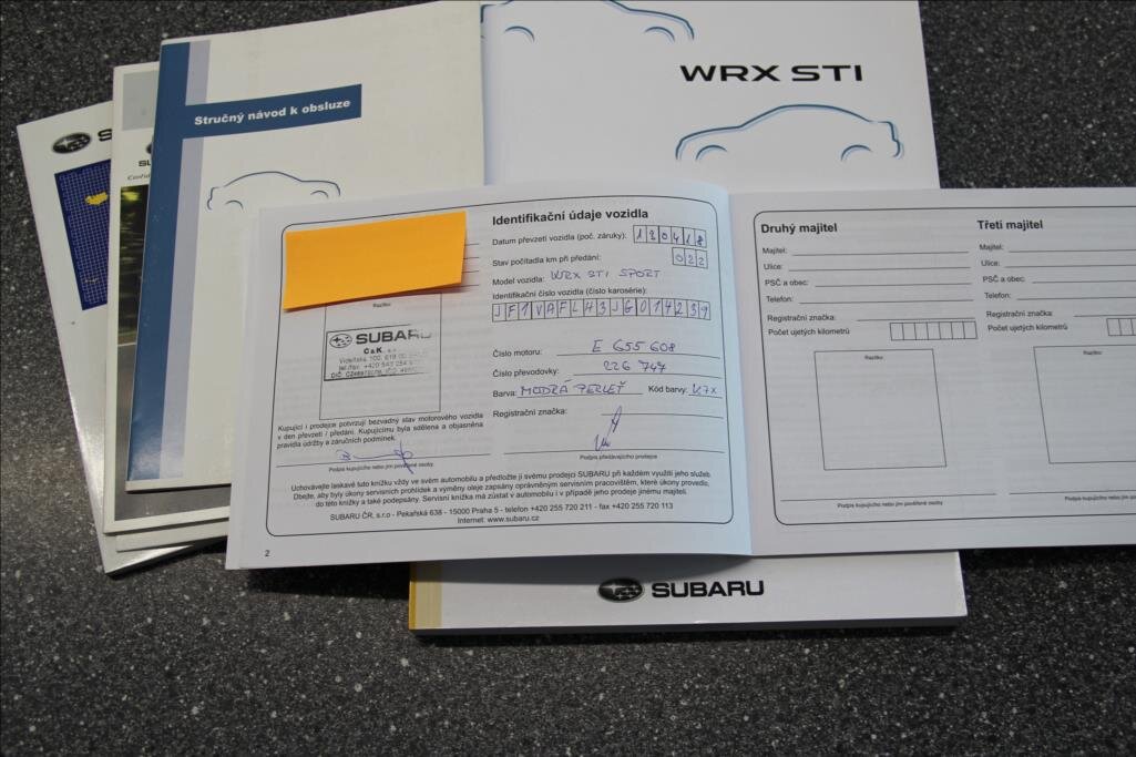 Subaru WRX STI Ostatní 2,5 l 221 kw