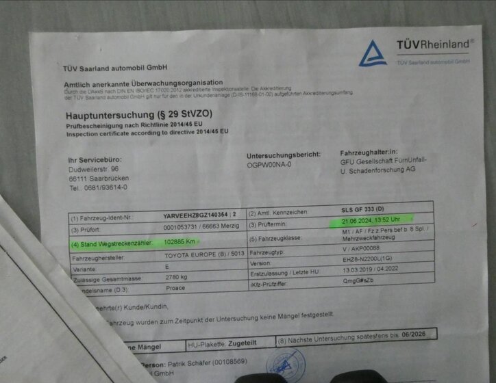 Toyota ProAce Verso Kombi 2,0 l 130 kw