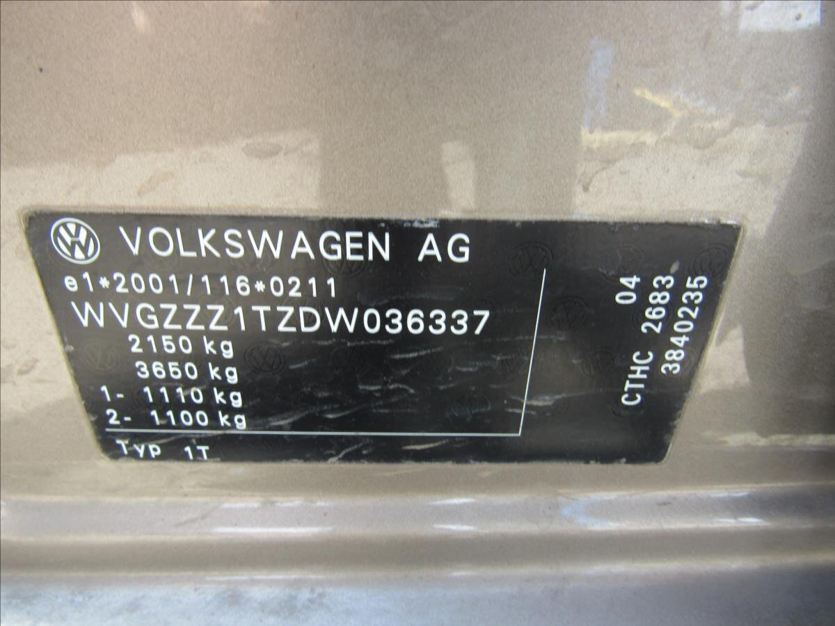 Volkswagen Touran Kombi 1,4 l 103 kw