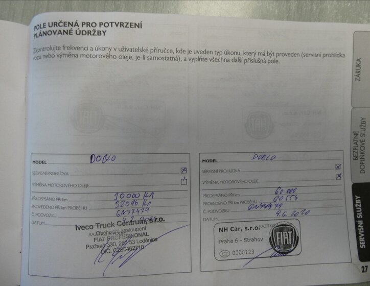 Fiat Dobló cargo Pick-up 1,4 l 88 kw