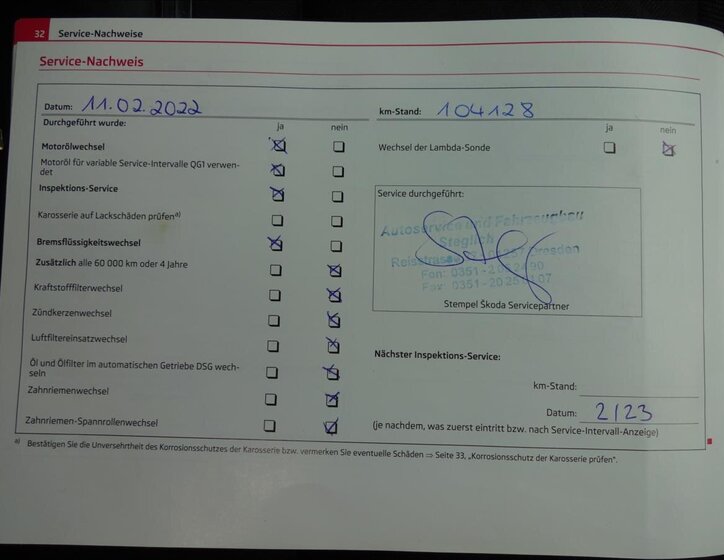 Škoda Octavia Kombi 1,8 l 112 kw