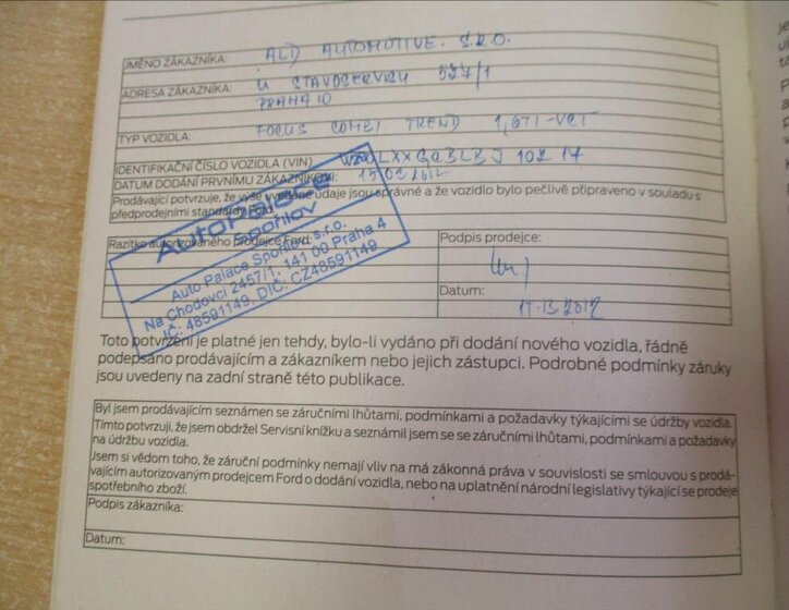 Ford Focus Kombi 1,6 l 77 kw